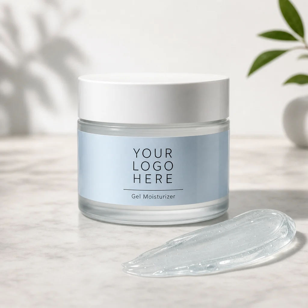 Generic private-label mockup for Gel Moisturizer