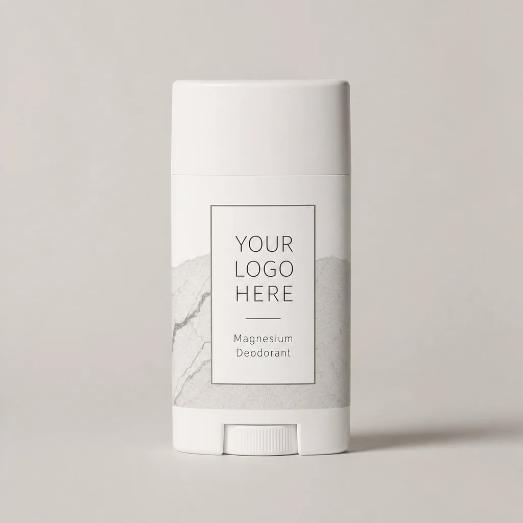 Generic private-label mockup for Magnesium Deodorant