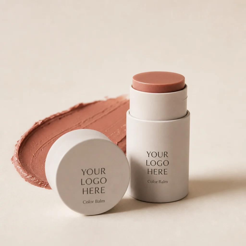 Generic private-label mockup for Multi-Use Color Balm