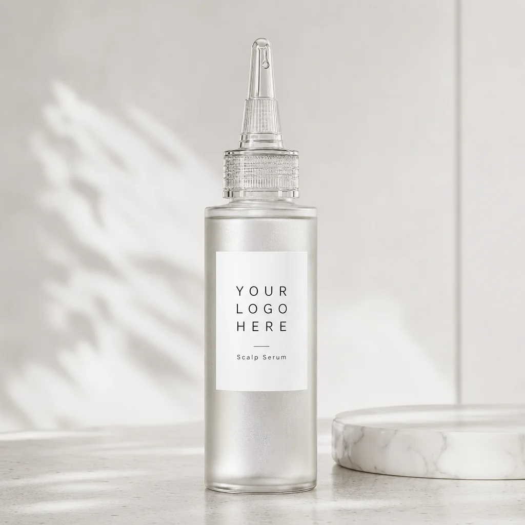 Generic private-label mockup for Scalp Serum