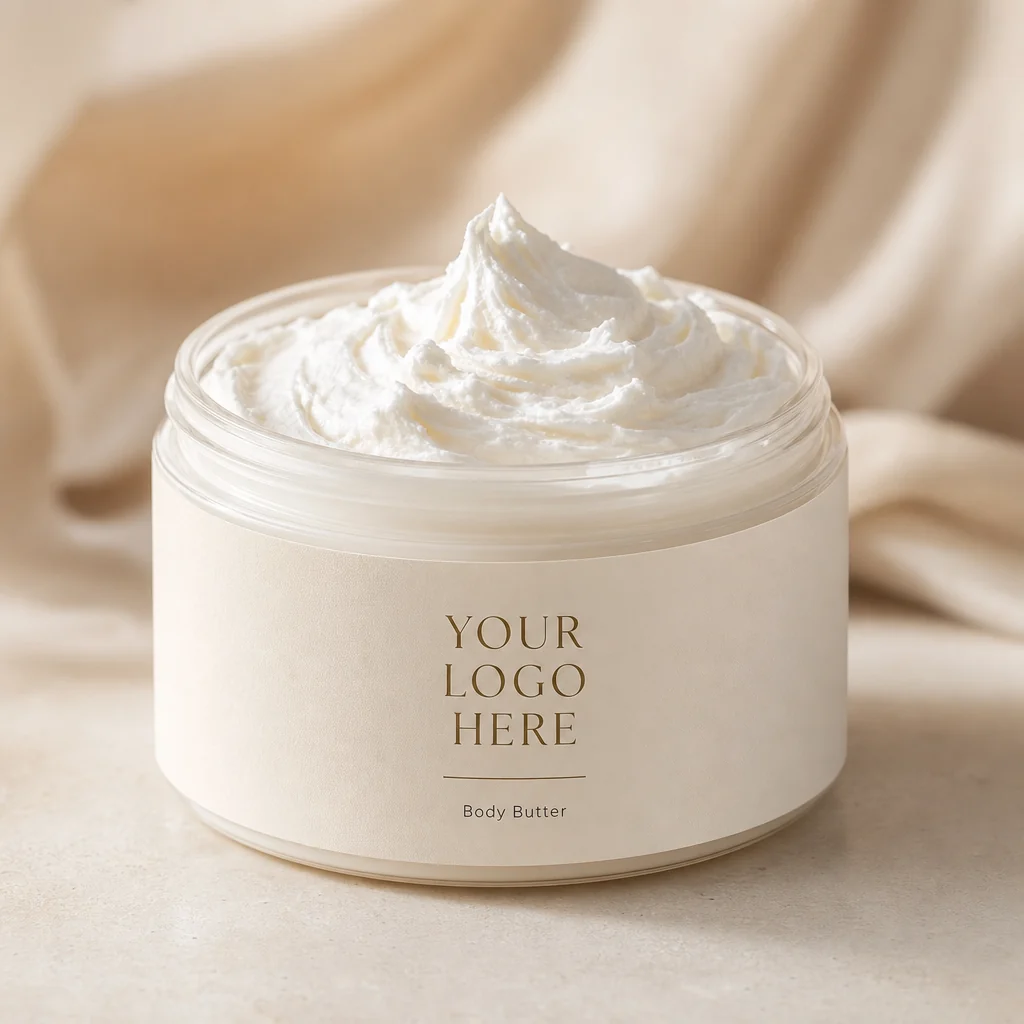 Generic private-label mockup for Whipped Body Butter